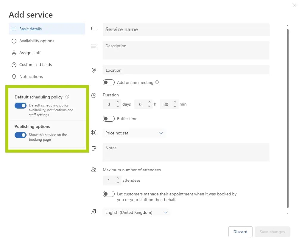 microsoft bookings - shared booking pages - 15