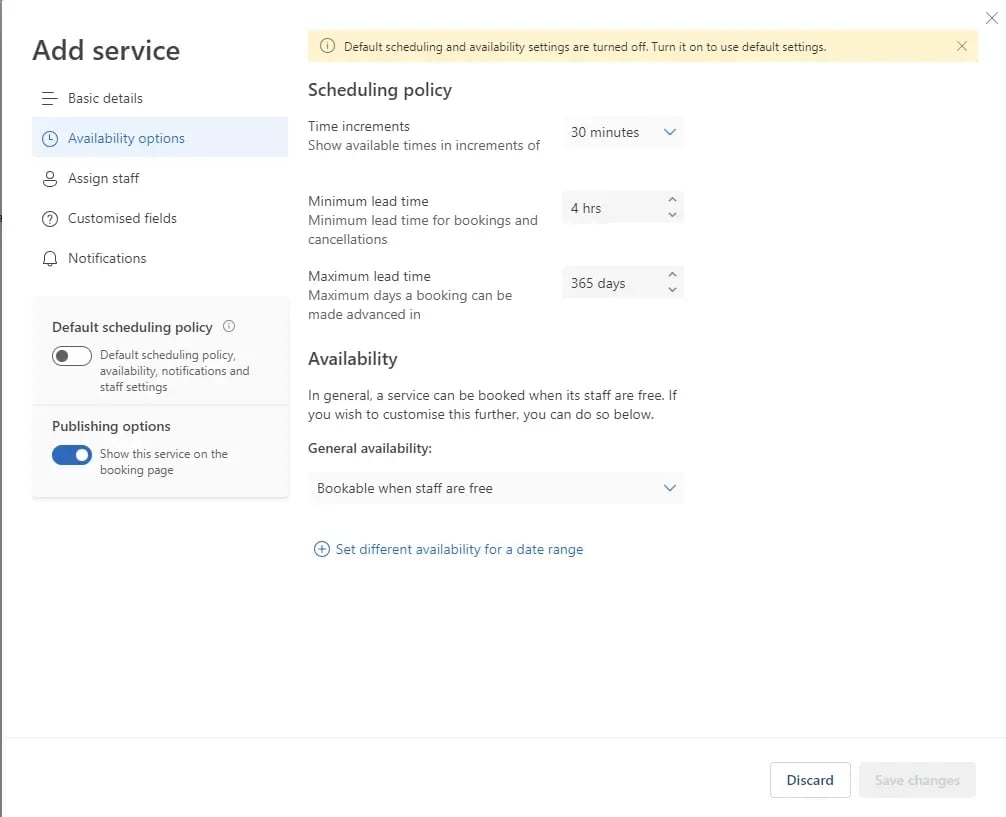 microsoft bookings - shared booking pages - 16