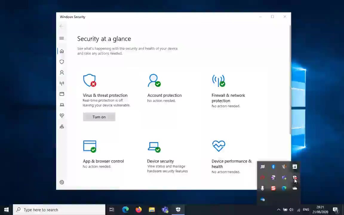 Windows Defender Scan